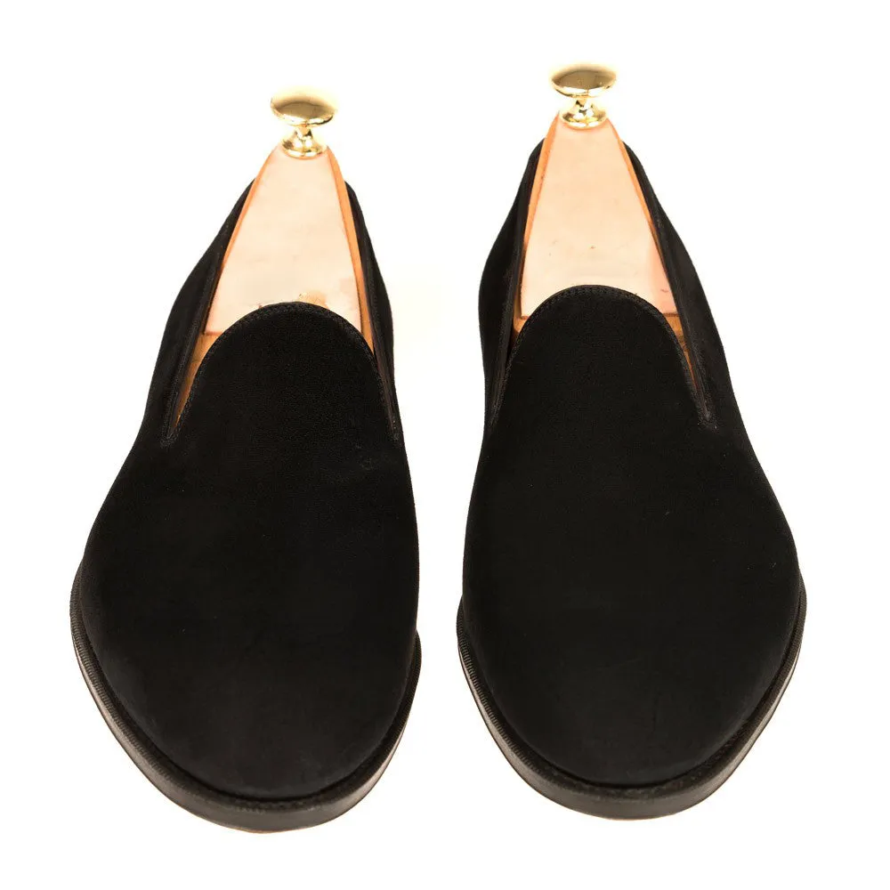 Height Increasing Black Suede Corbett Loafers